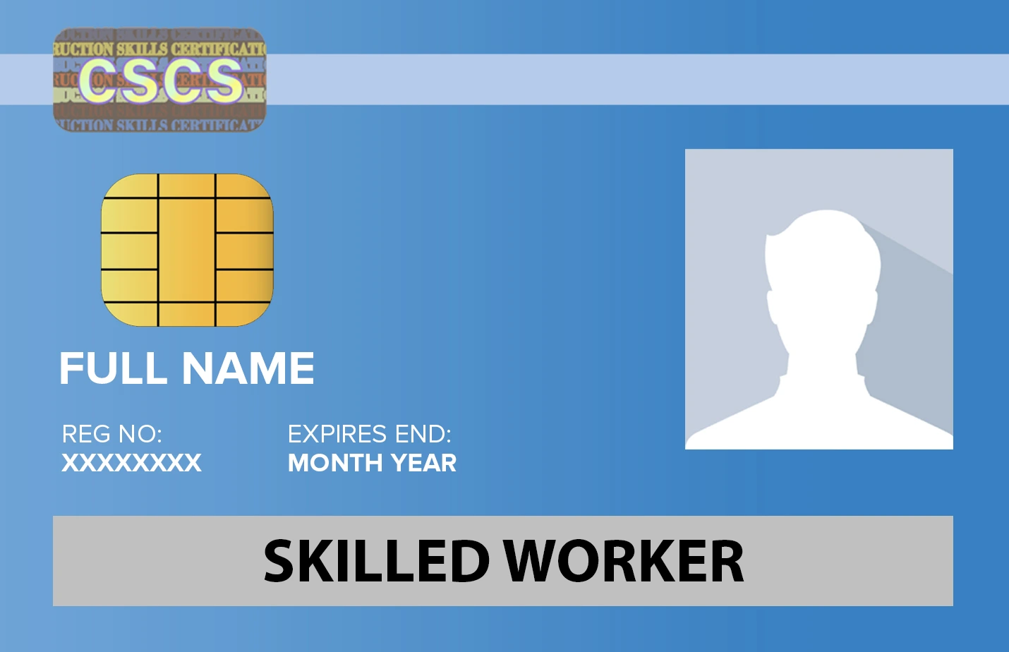 Blue CSCS Card Graphic for Solutions Group Ltd Website