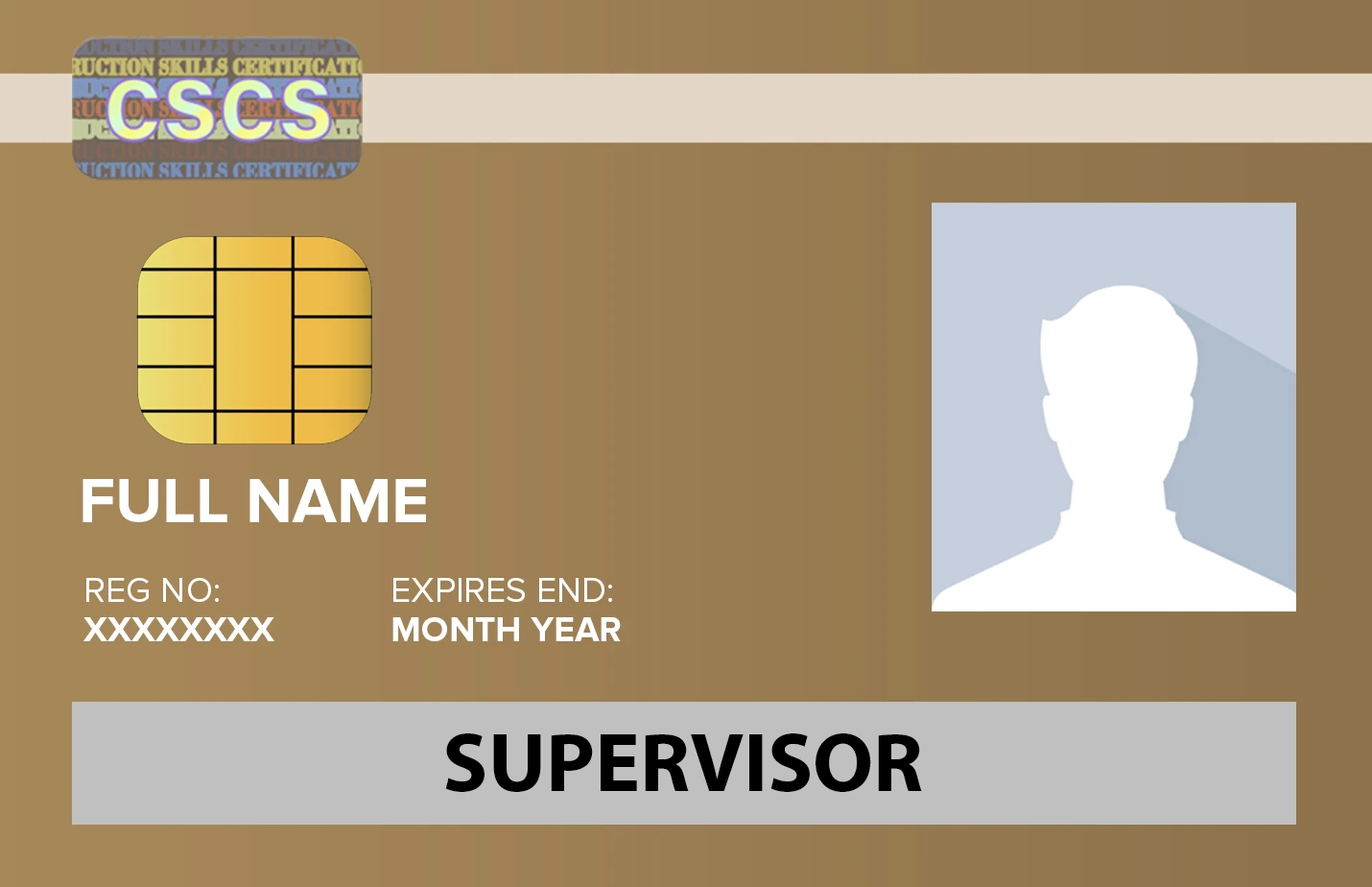 Gold CSCS Card Graphic for Solutions Group Ltd Website